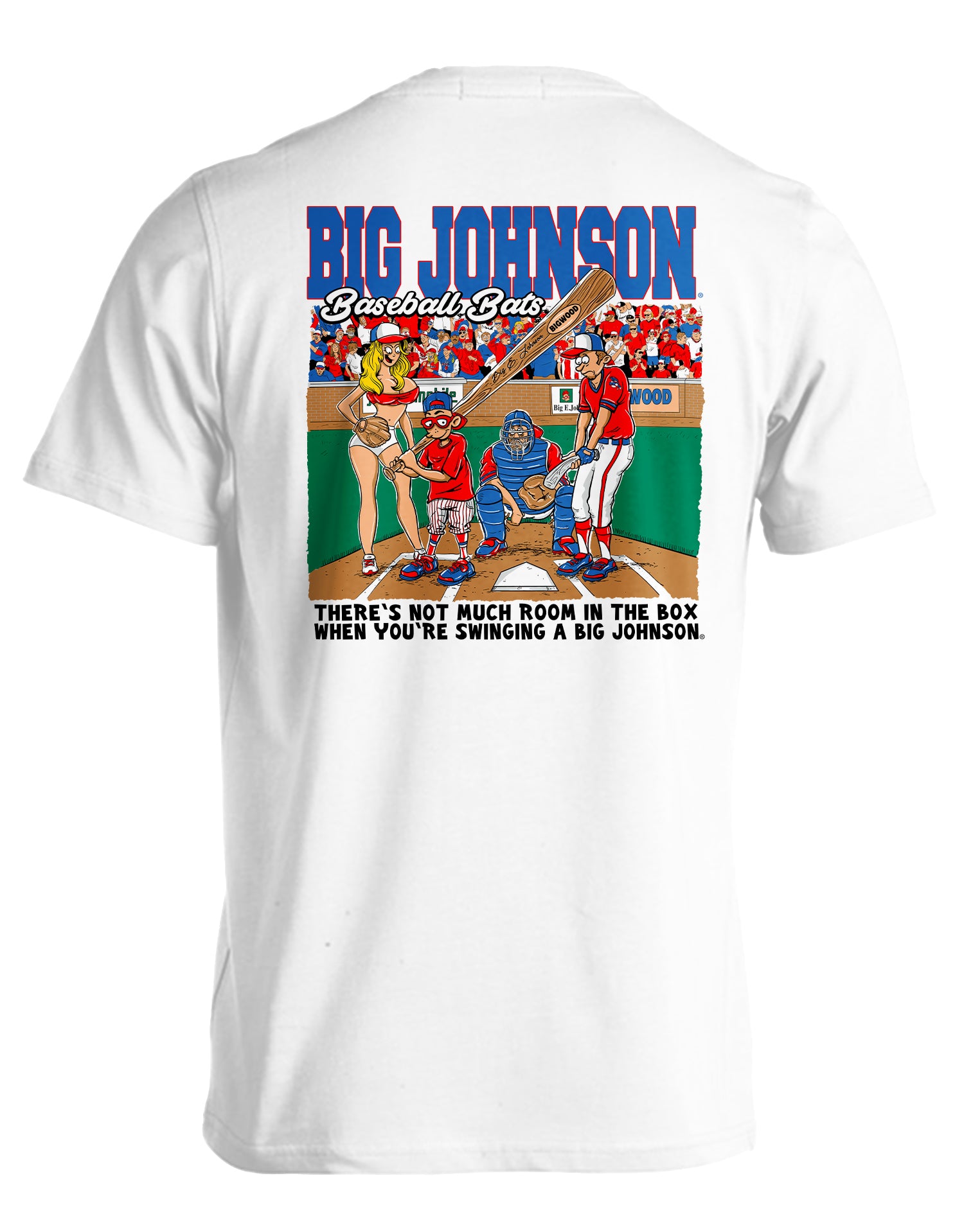 Big Johnson BASEBALL BATS WHITE