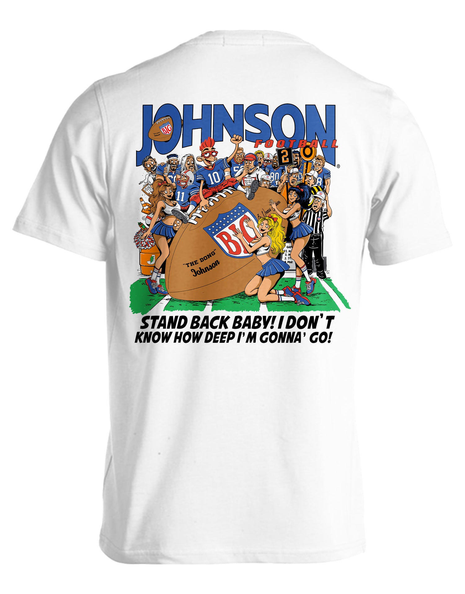 Big Johnson FOOTBALL WHITE
