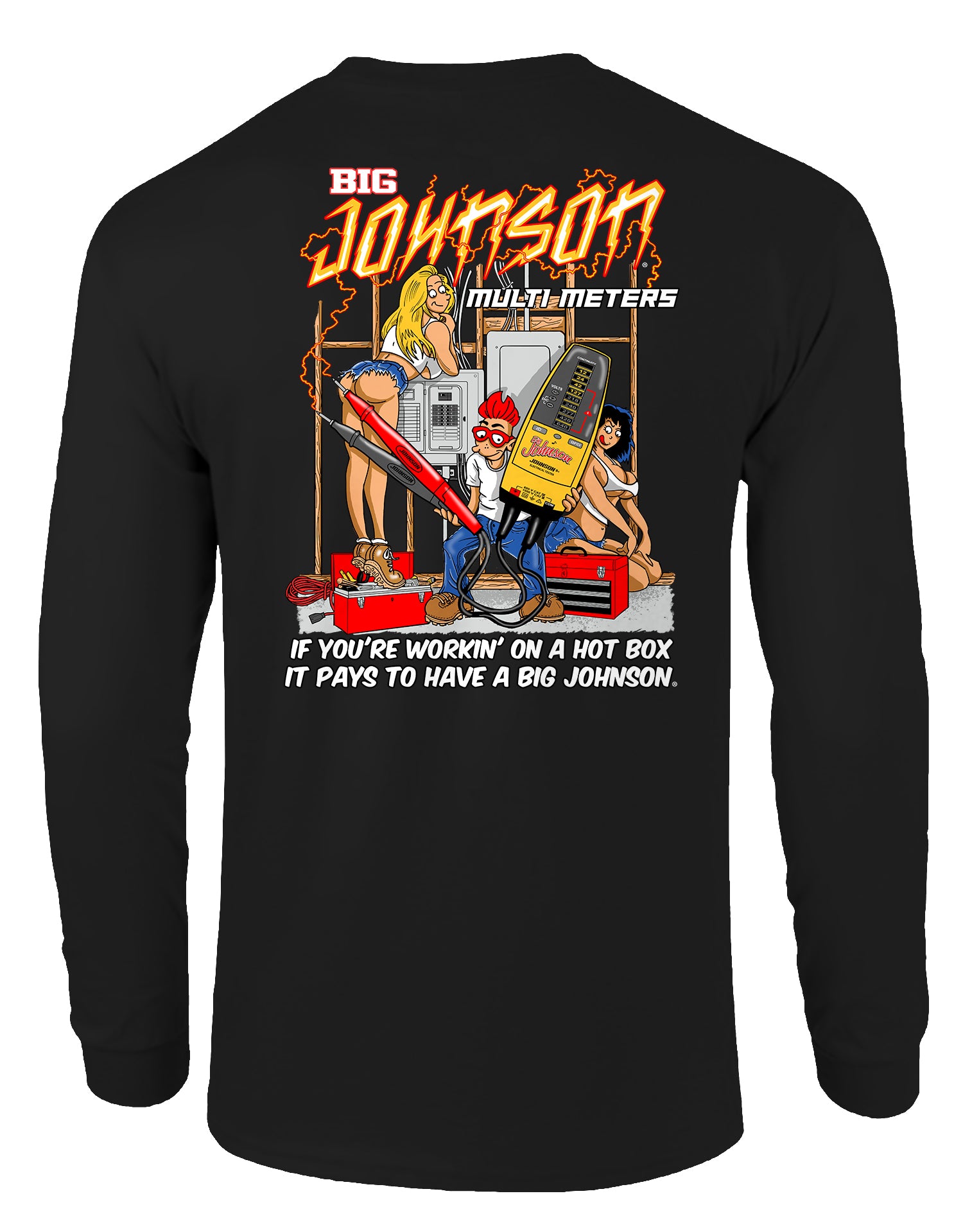 Big Johnson MULTI METERS, ADULT LS BLACK